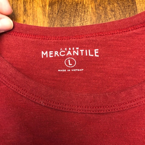 J. Crew Mercantile Long Sleeve - Red - Picture 3 of 3